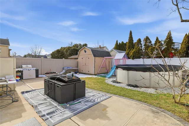 a view of a terrace with chairs