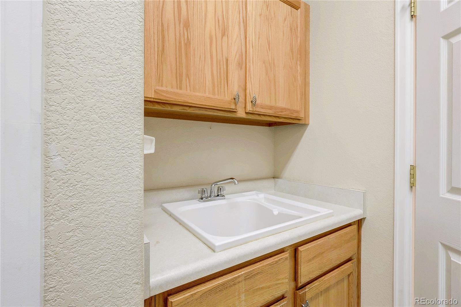 10292 South Nickolas Avenue Highlands Ranch, CO 80124 - Photo 29 of 46 a bathroom with a sink and cabinets