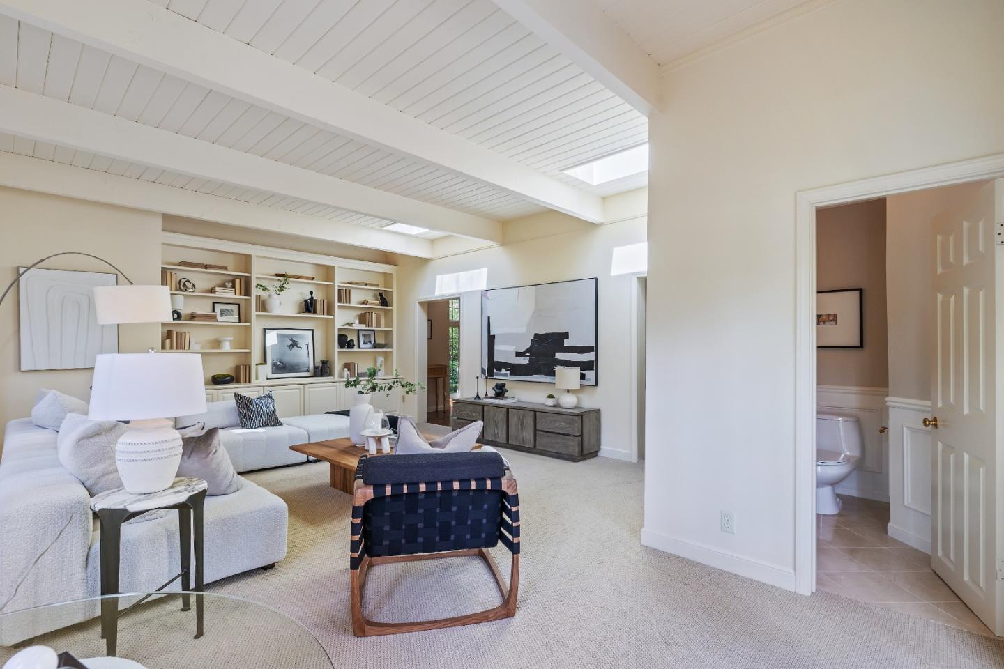 460 Edgewood Road San Mateo, CA 94402 - Photo 14 of 40 a living room with furniture and a large window