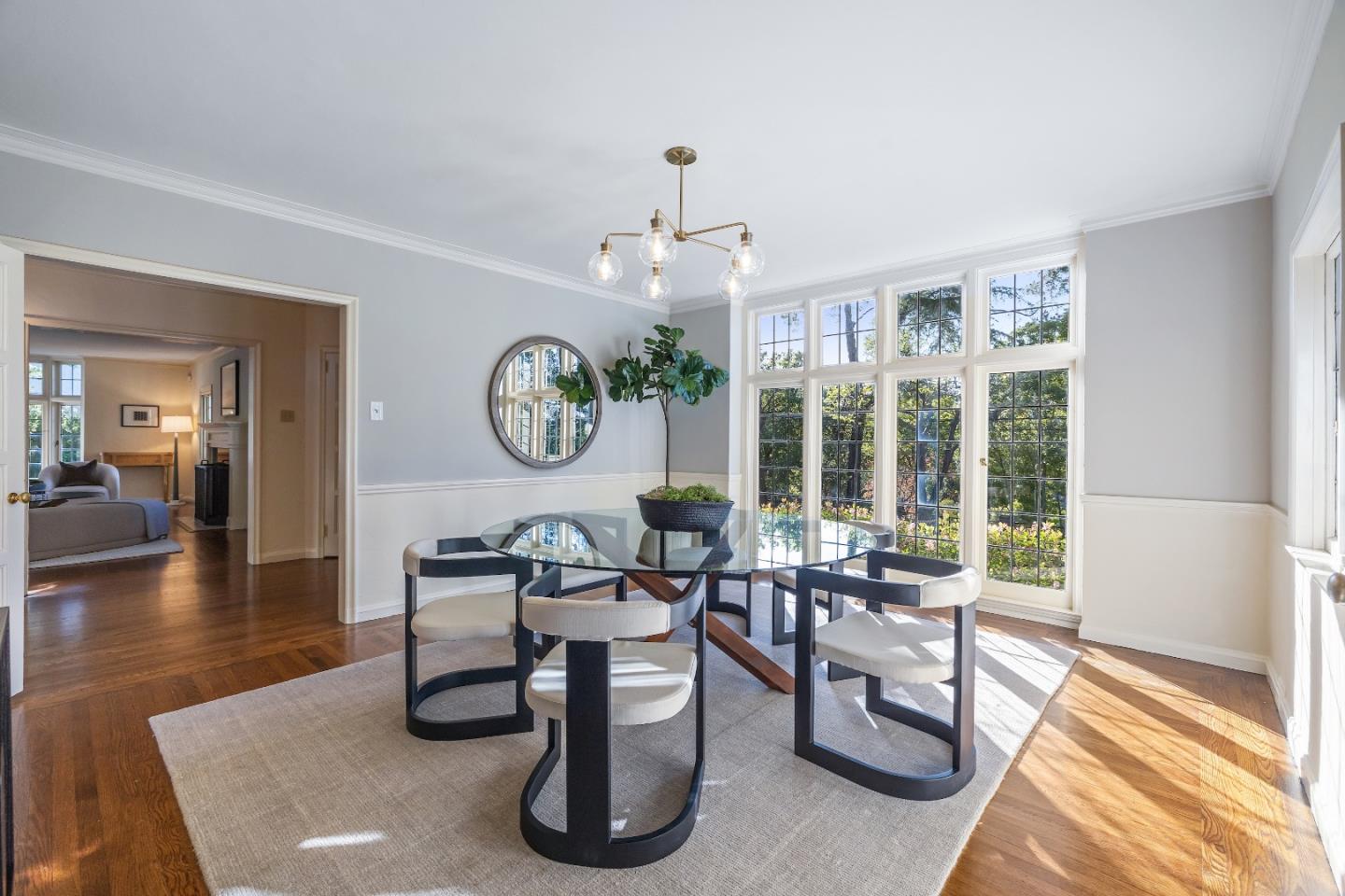 460 Edgewood Road San Mateo, CA 94402 - Photo 8 of 40 a living room with furniture a window and a clock
