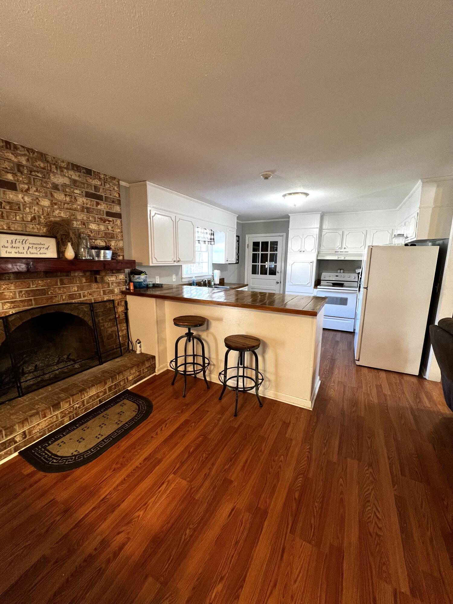 206 Sangaree Road Walterboro, SC 29488 - Photo 30 of 50 Fireplace / Kitchen