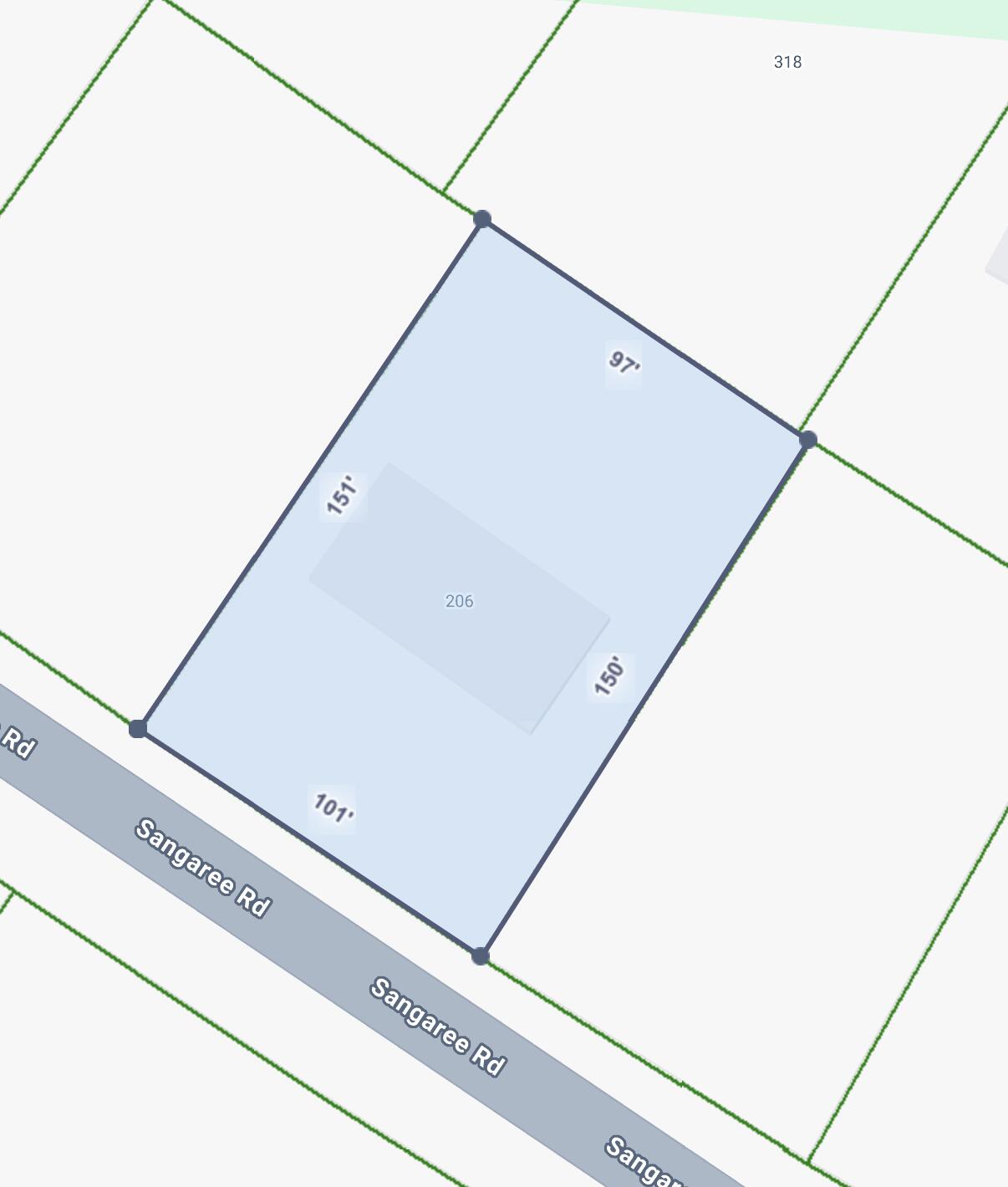 206 Sangaree Road Walterboro, SC 29488 - Photo 50 of 50 Tax Record Property Dimensions