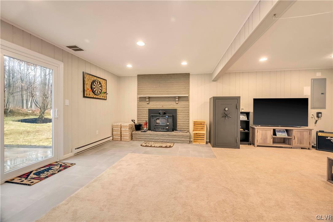 2559 Mountain Road Slatington, PA 18080 - Photo 16 of 32 an empty room with furniture and a flat screen tv