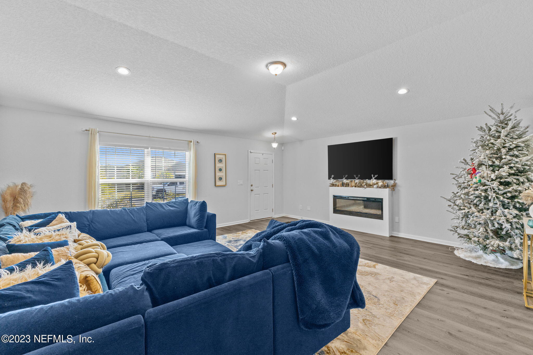 1592 Liberty Tree Place Jacksonville, FL 32221 - Photo 5 of 28 a living room with furniture and a flat screen tv