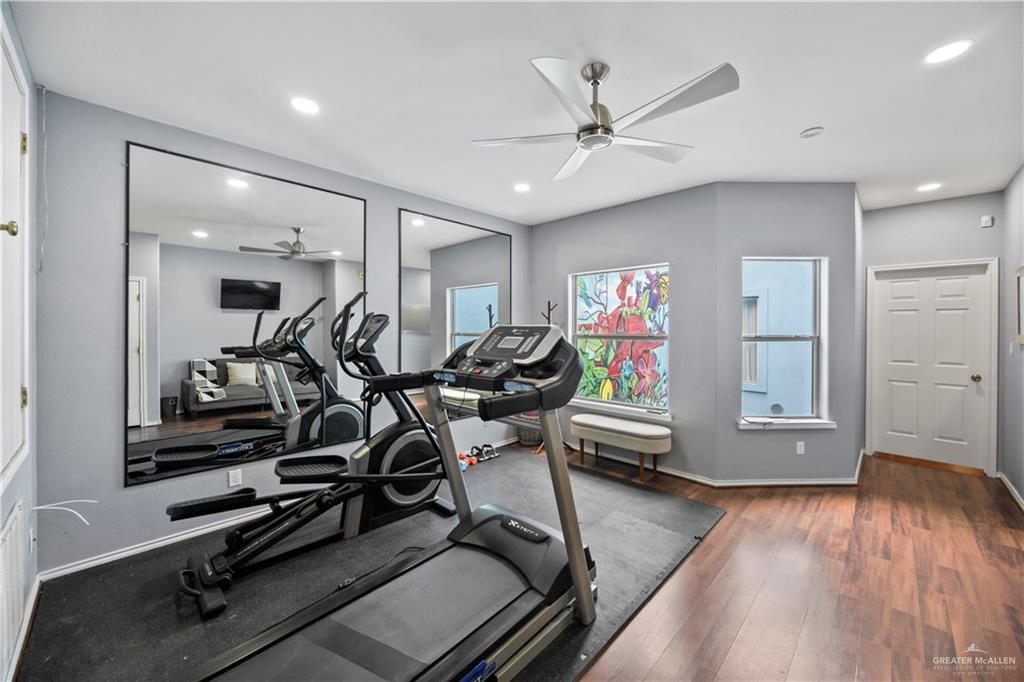 3107 South 6th Lane McAllen, TX 78503 - Photo 15 of 31 a view of a room with gym equipment