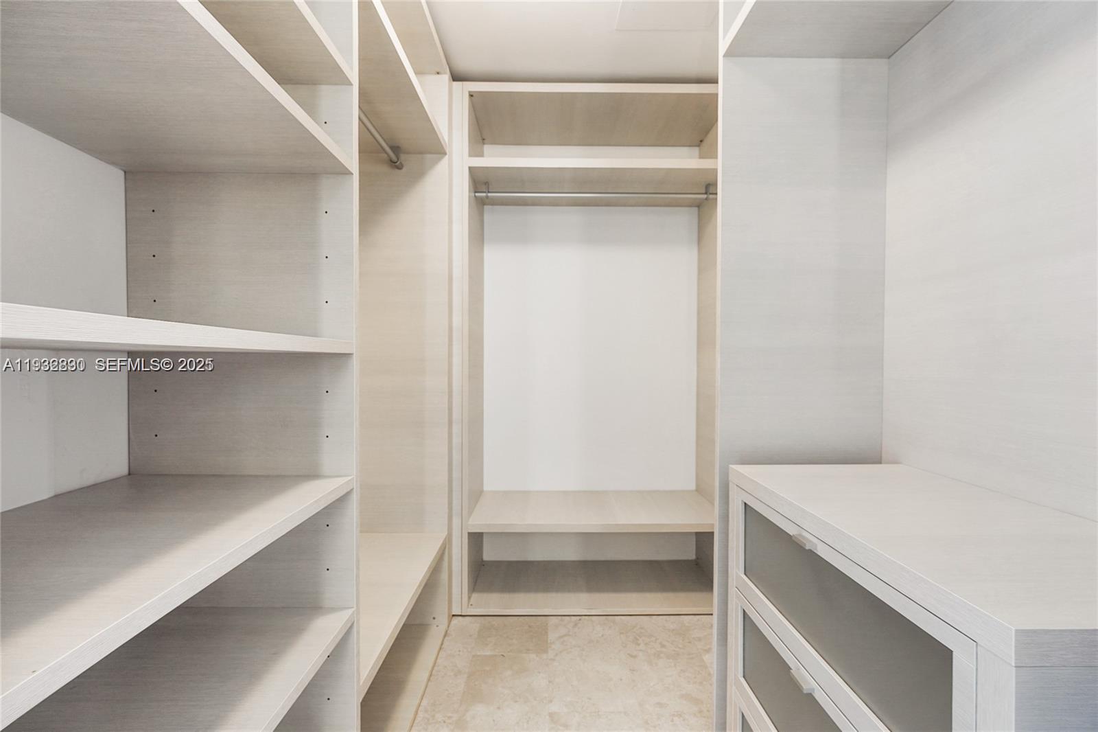 88 Southwest 7th Street, Unit 2708 Miami, FL 33130 - Photo 10 of 12 a view of an empty walk in closet