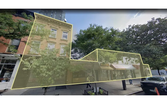 a view of outdoor space with seating area