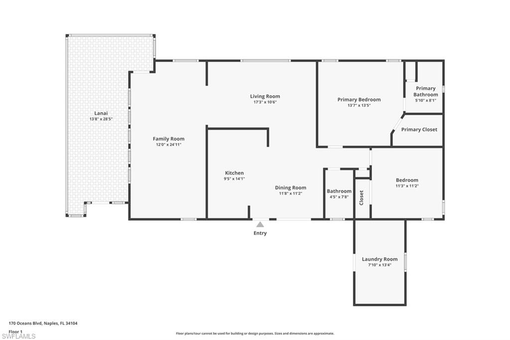 170 Oceans Boulevard, Unit 170 Naples, FL 34104 - Photo 36 of 36 a picture of floor plan