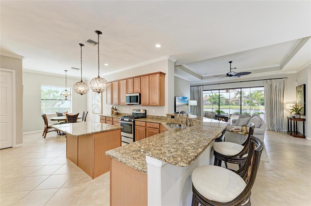 13117 Ramblewood Trail Lakewood Ranch, FL 34211 - Photo 21 of 76 a view of a dining room with furniture window and outside view