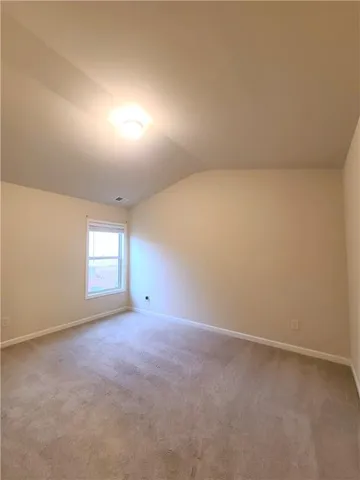 a view of empty room