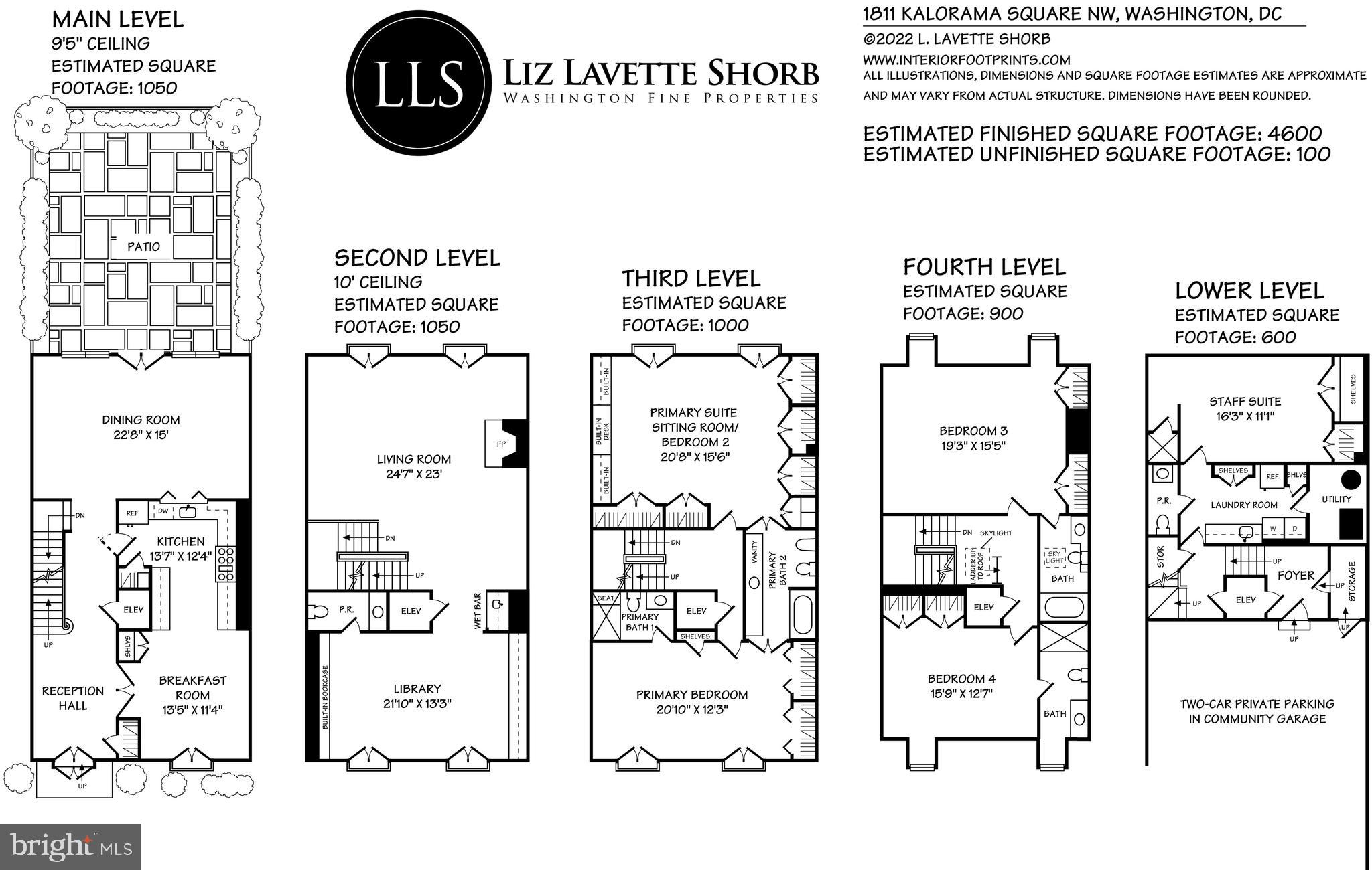 1811 Kalorama Square Northwest, Unit 6 Washington, DC 20009 - Photo 36 of 36 Floor Plan