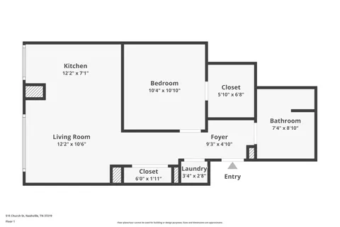 $479,000 | 515 Church Street, Unit 3302, Nashville, TN 37219