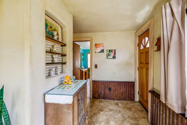 a view of storage and utility room