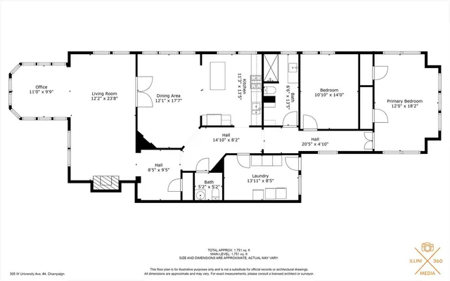 $309,900 | 305 West University Avenue, Unit 4, Champaign, IL 61820