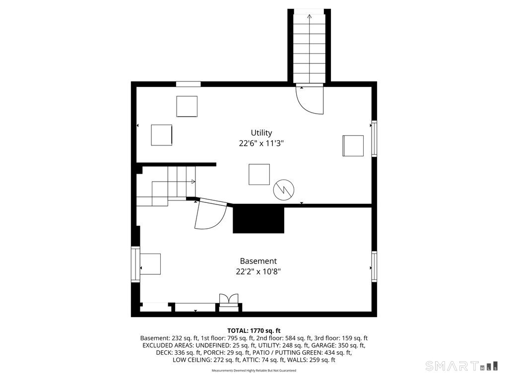 75 Elizabeth Terrace Stratford, CT 06614 - Photo 29 of 38 a picture of floor plan