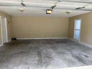 a view of a room with rack on the wall