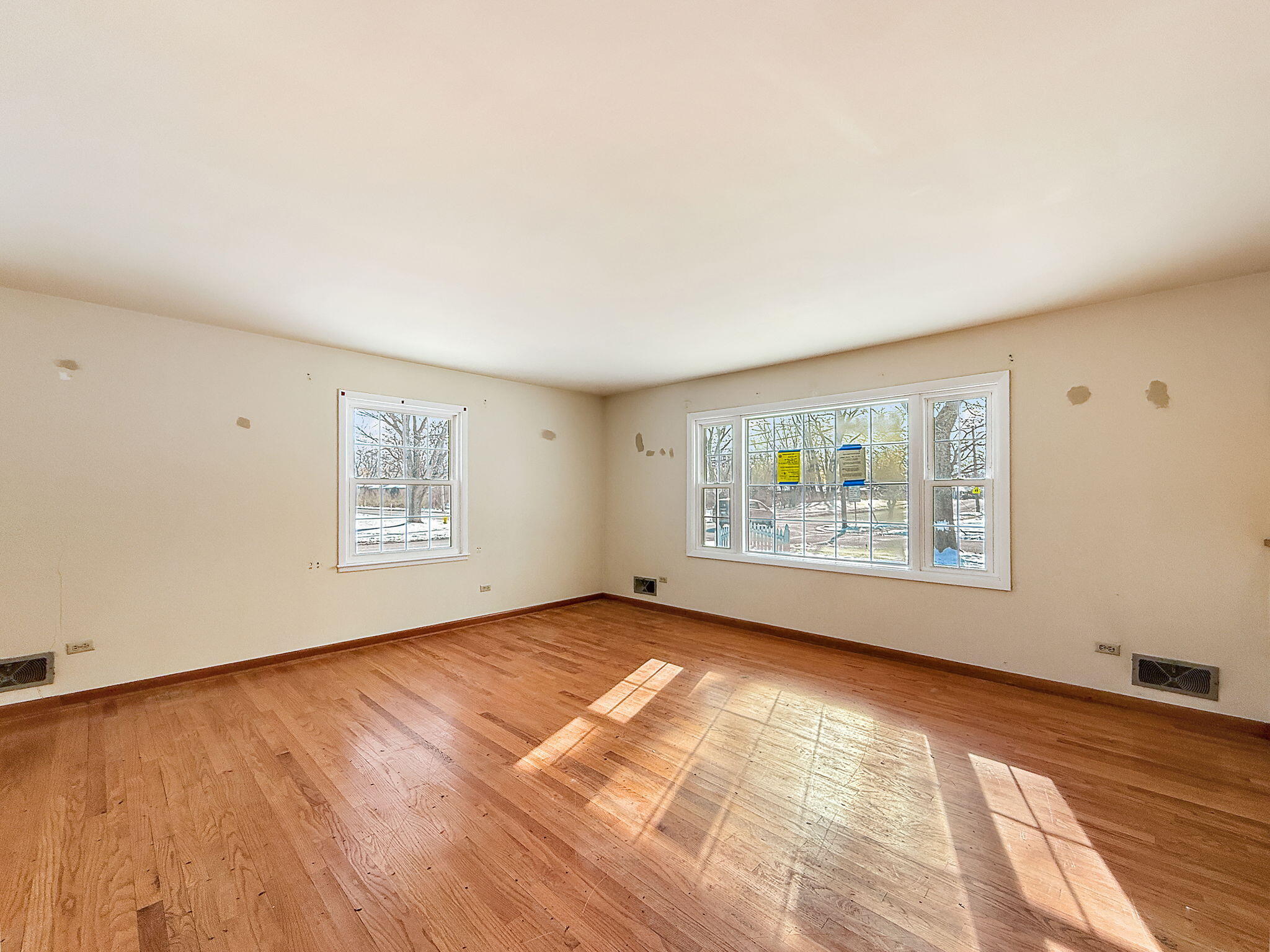 3339 Wirth Road Highland, IN 46322 - Photo 9 of 29 a view of an empty room with a window and wooden floor