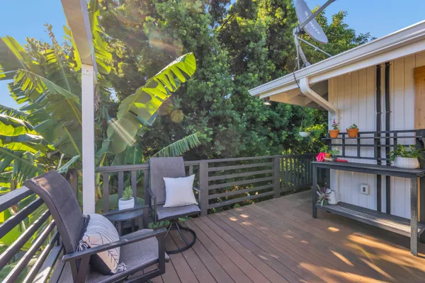 a view of outdoor space with seating area