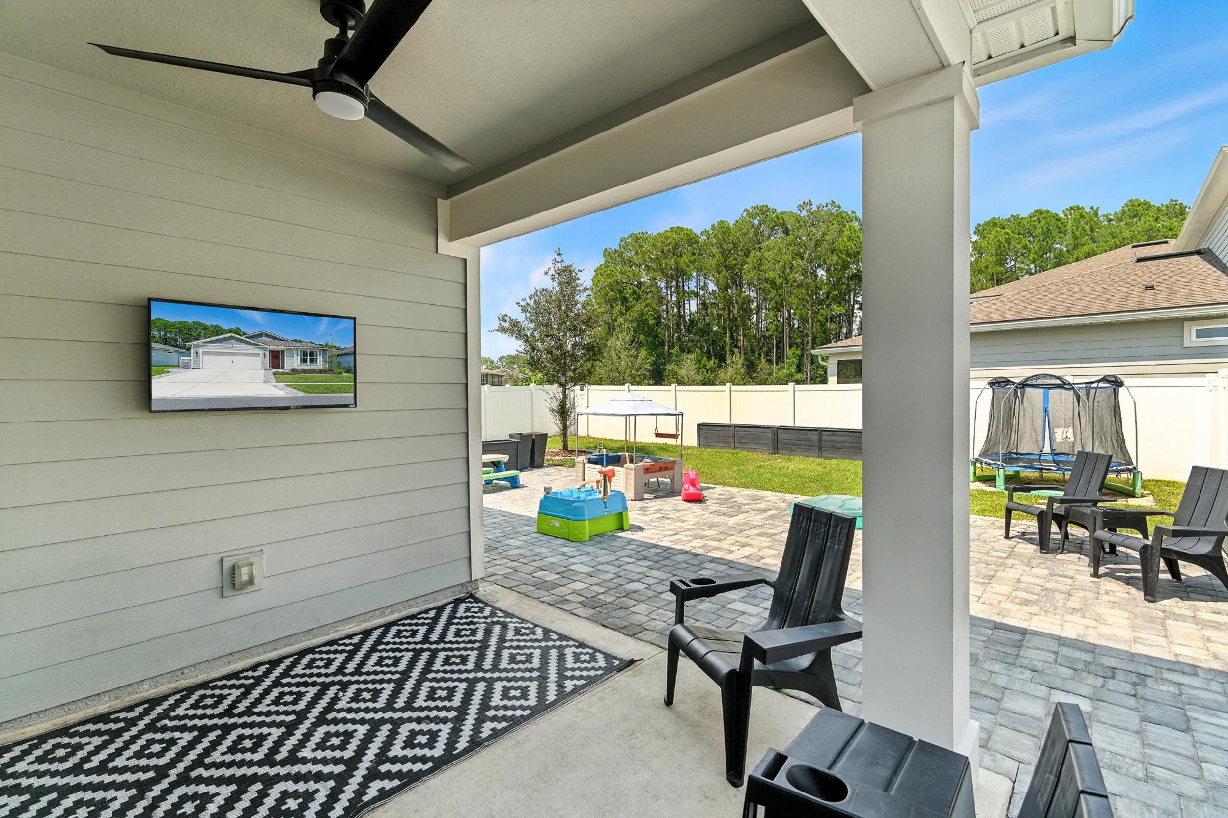 196 Red Barn Rd Street St. Augustine, FL 32092 - Photo 26 of 53 a view of a dining room with furniture window and outside view