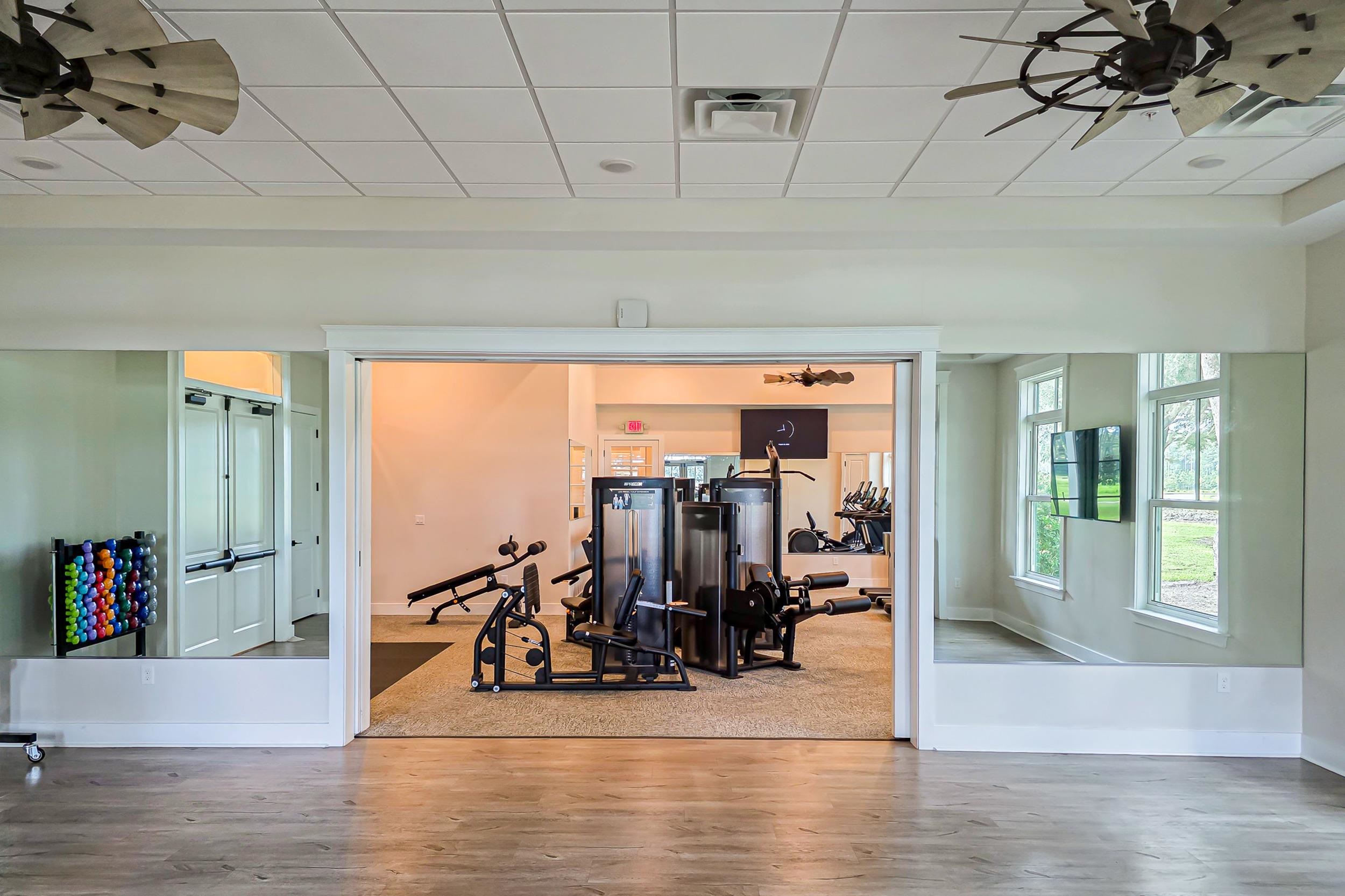 196 Red Barn Rd Street St. Augustine, FL 32092 - Photo 45 of 53 a view of a room with gym equipment
