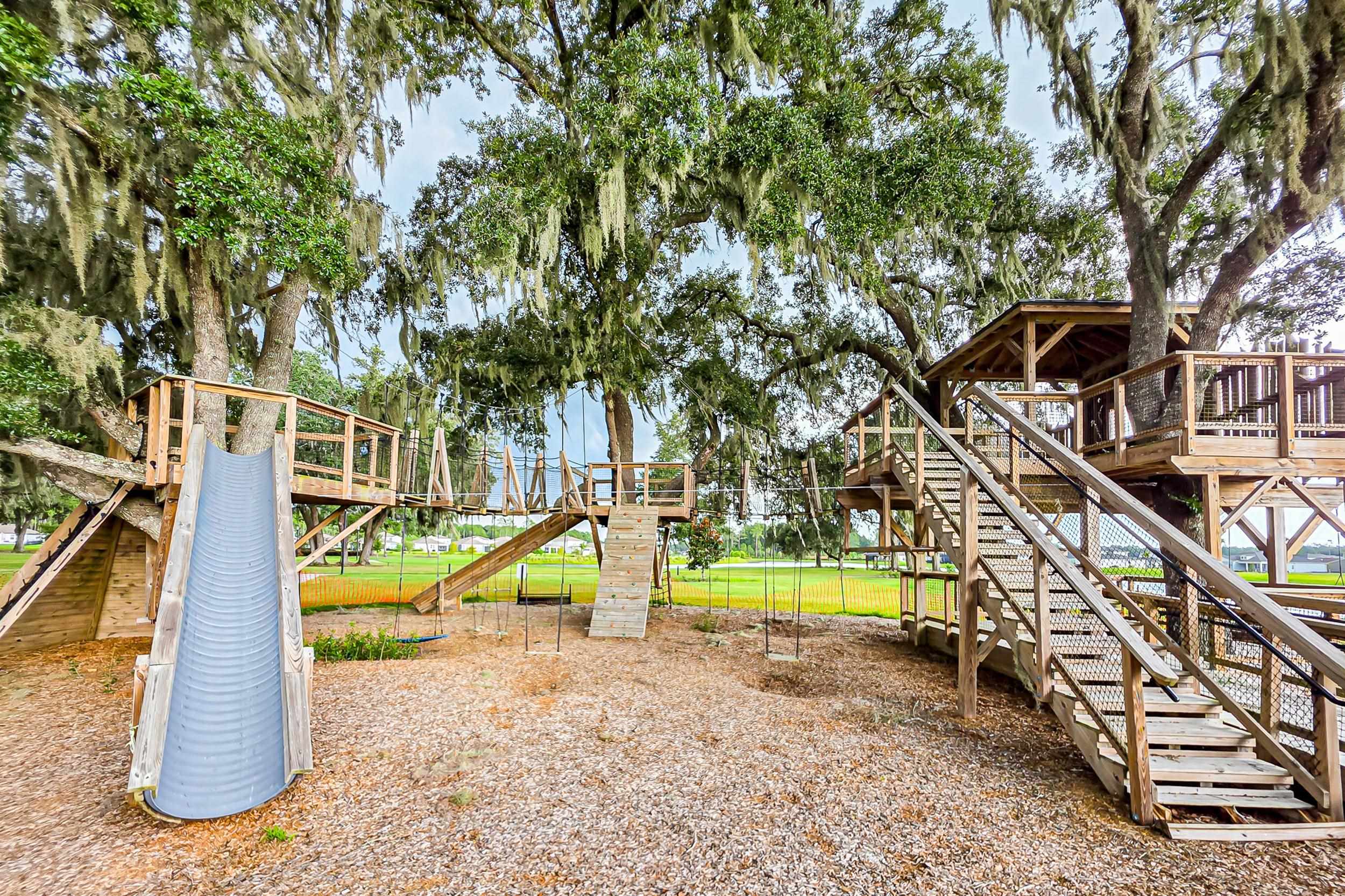 196 Red Barn Rd Street St. Augustine, FL 32092 - Photo 48 of 53 a view of a park with a slide