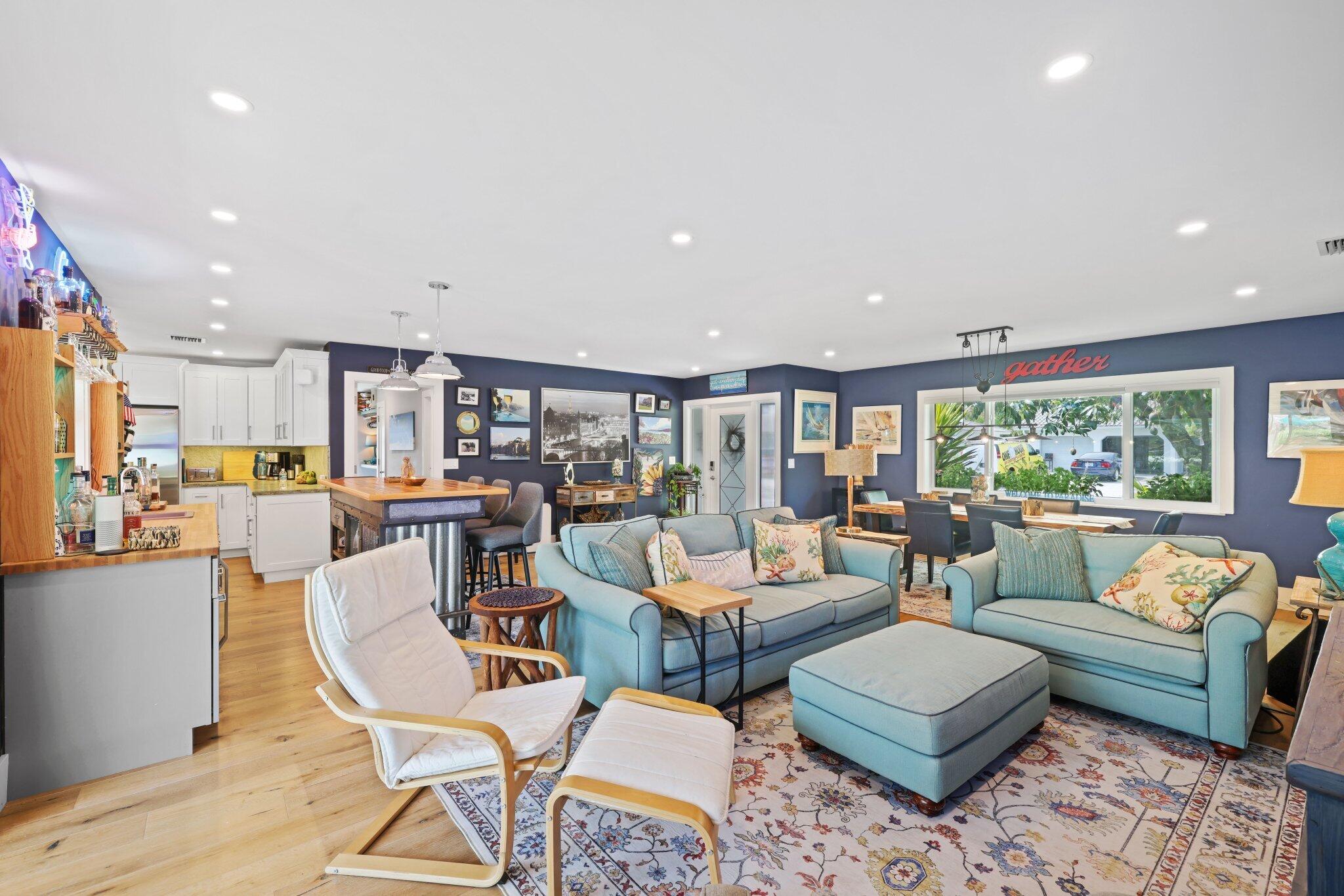 784 Dover Street Boca Raton, FL 33487 - Photo 16 of 78 a living room with furniture and a table