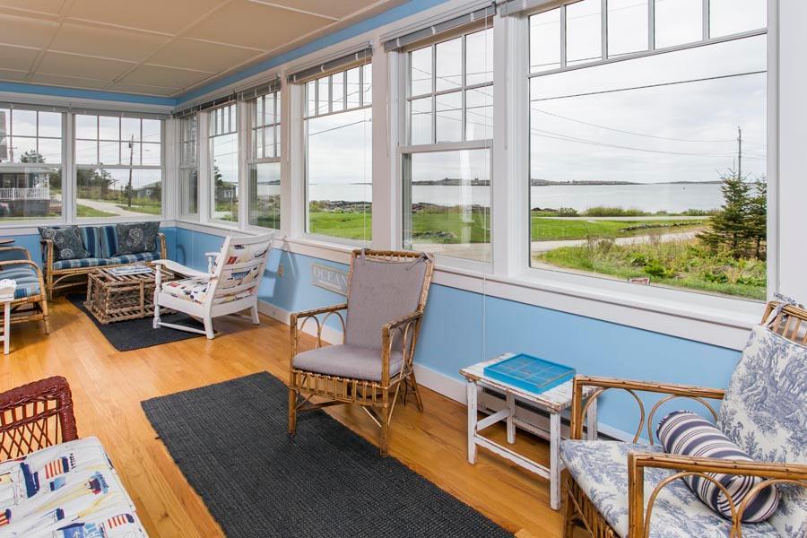 22 Spring Street East Boothbay, ME 04544 - Photo 15 of 27 The four season sun porch, with wood...