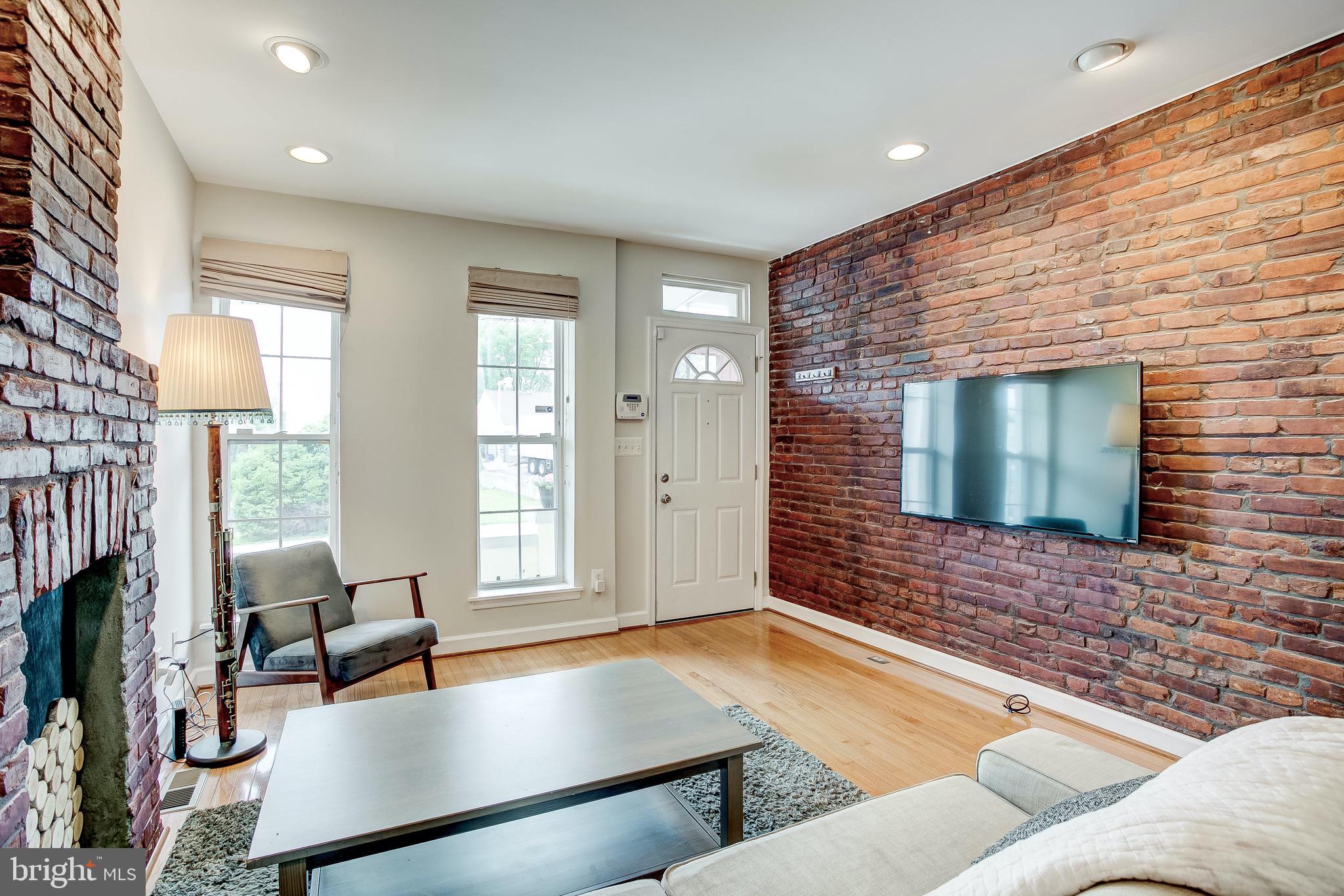 3638 Keswick Road Baltimore, MD 21211 - Photo 10 of 35 Exposed brick wall