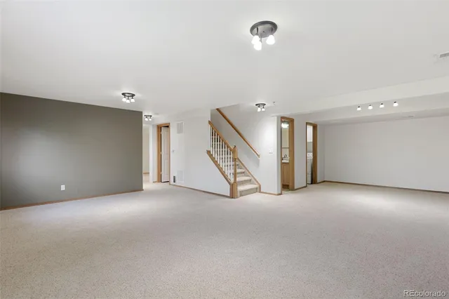 a view of an empty room