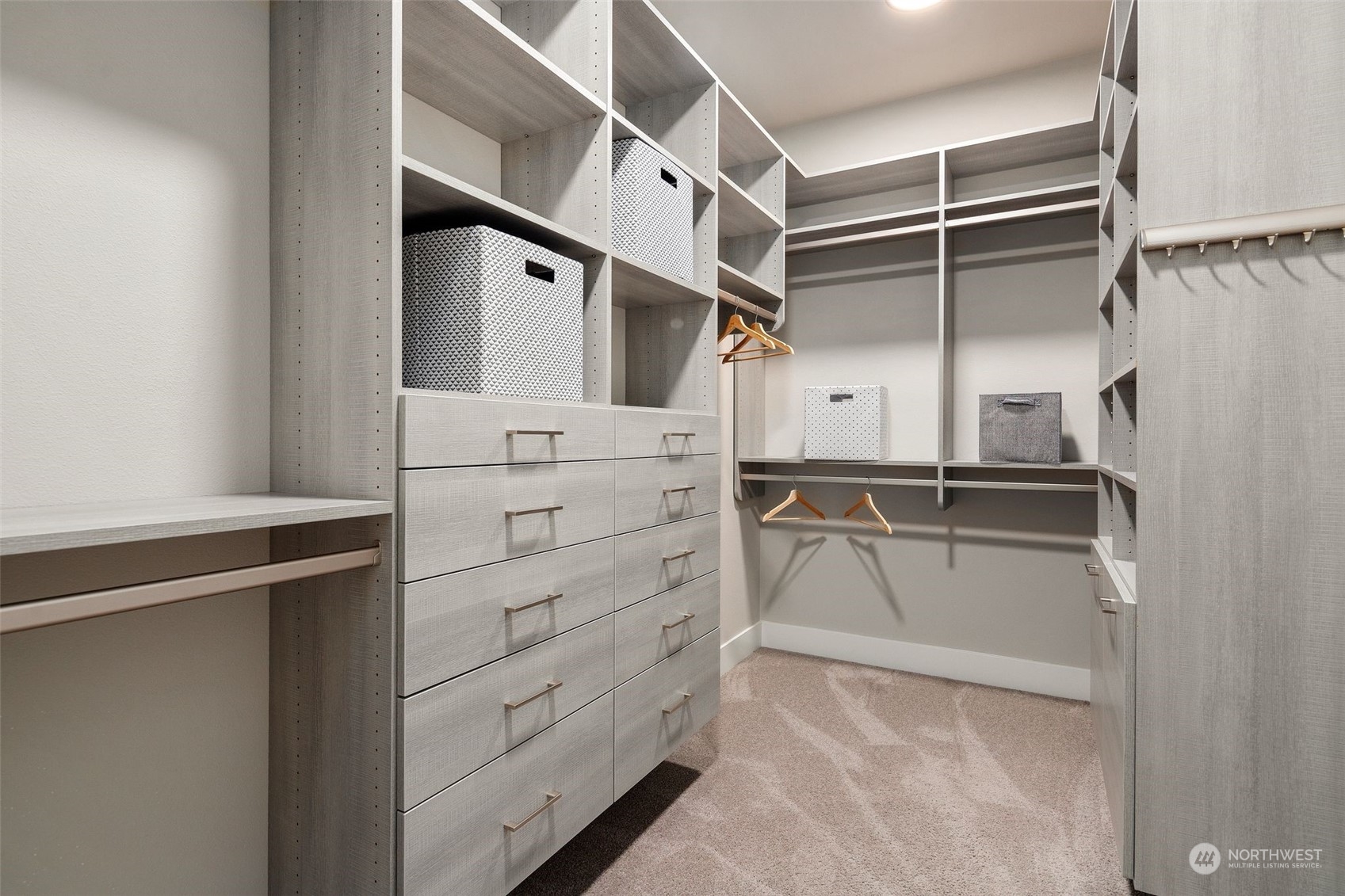 22322 43rd Drive Southeast Bothell, WA 98021 - Photo 34 of 40 a view of walk in closet with empty racks