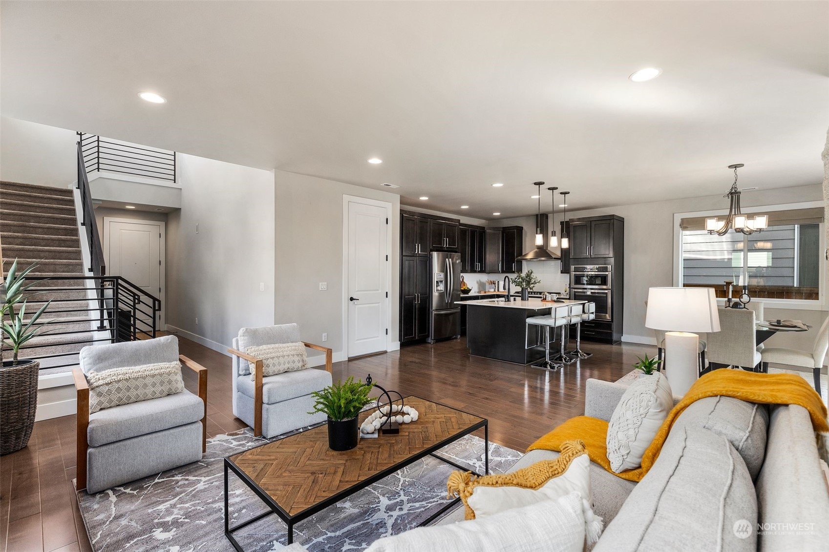 22322 43rd Drive Southeast Bothell, WA 98021 - Photo 10 of 40 a living room with furniture kitchen view and a table