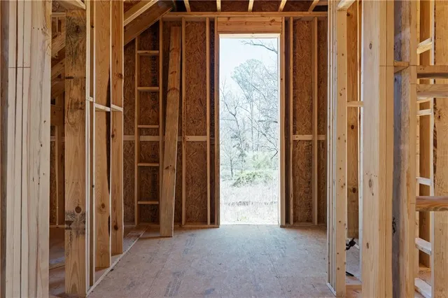 a view of a hardwood & door