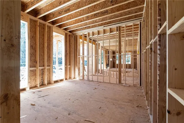 a view of entryway with a front door