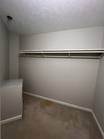 a close view of closet