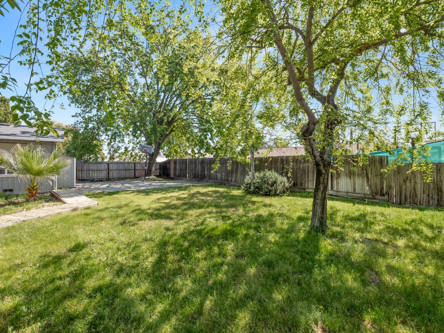 873 Cedar Lane Lemoore, CA 93245 - Photo 7 of 41 a backyard of a house with lots of green space