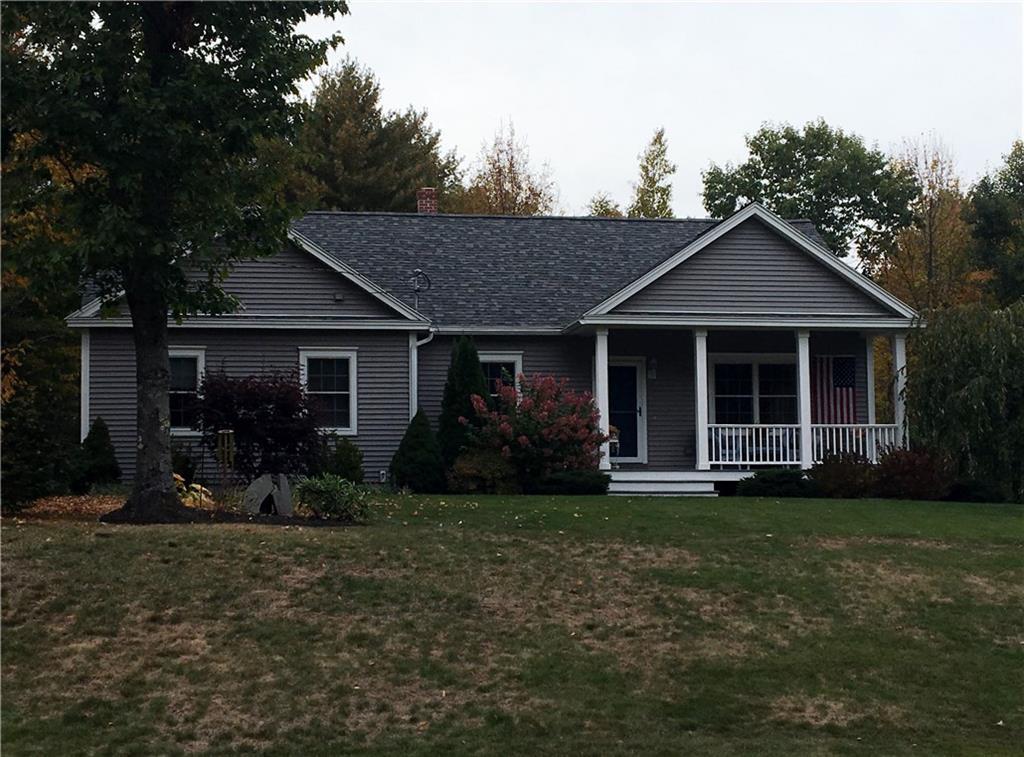 Lovely porch offers outdoor space to...