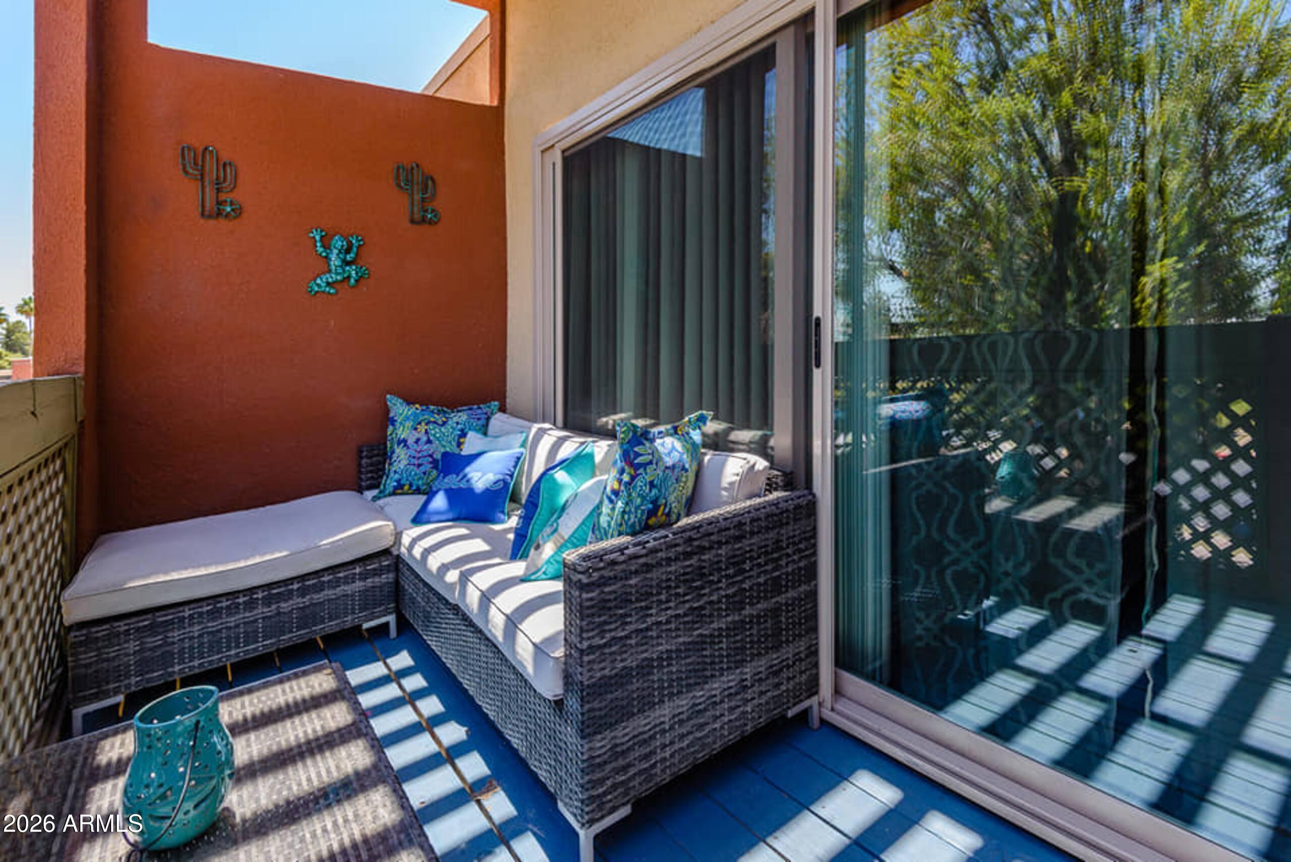 3600 North Hayden Road, Unit 3602 Scottsdale, AZ 85251 - Photo 8 of 12 Private outside patio space