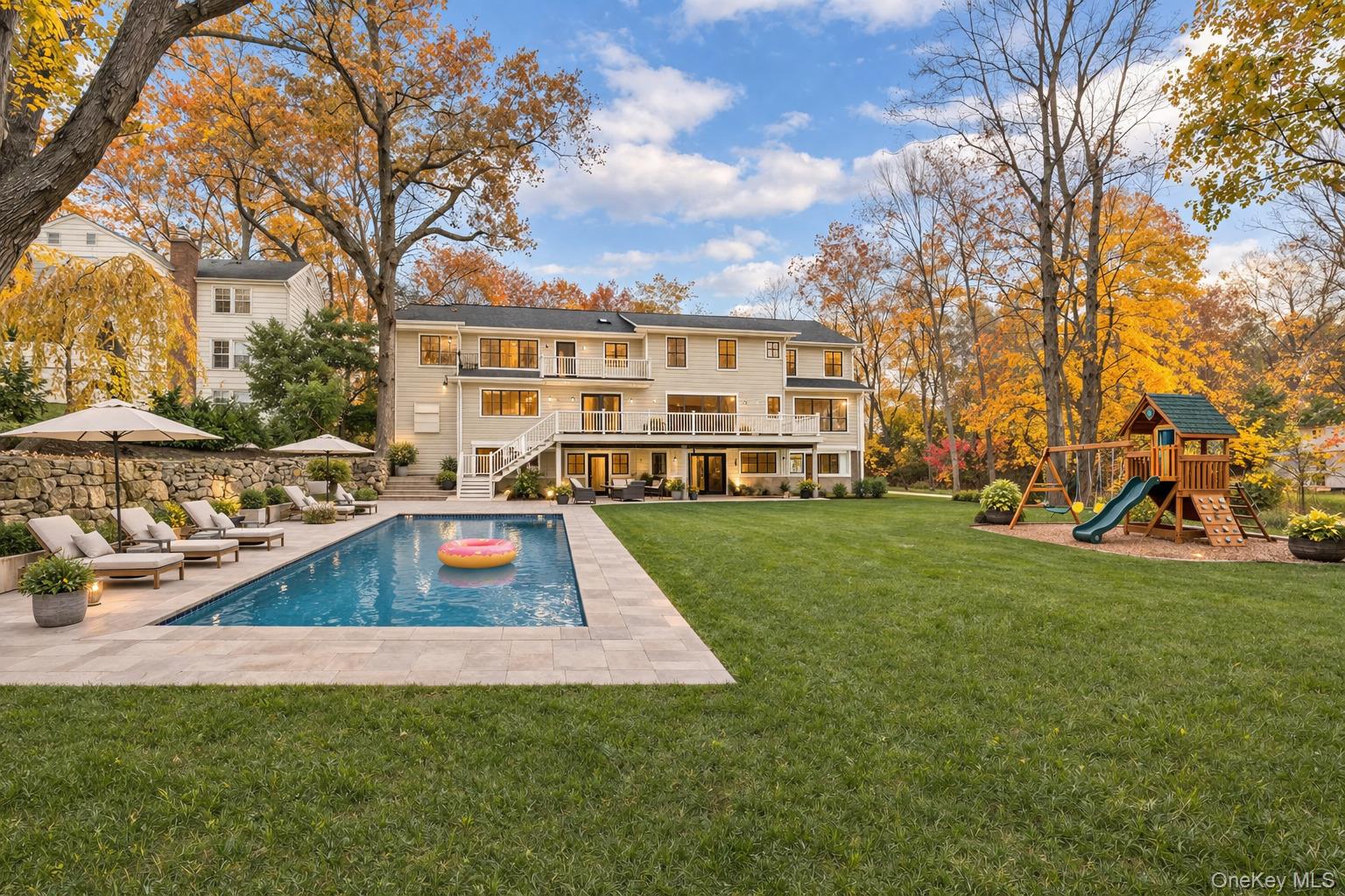32 Sycamore Road Scarsdale, NY 10583 - Photo 3 of 48 Possible to build a pool and have playset ( virtually staged)