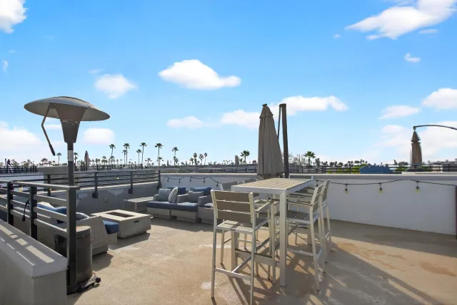 a view of a city from a balcony