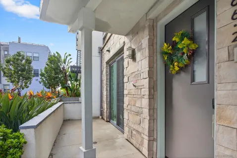 a front view of a multi story residential apartment building