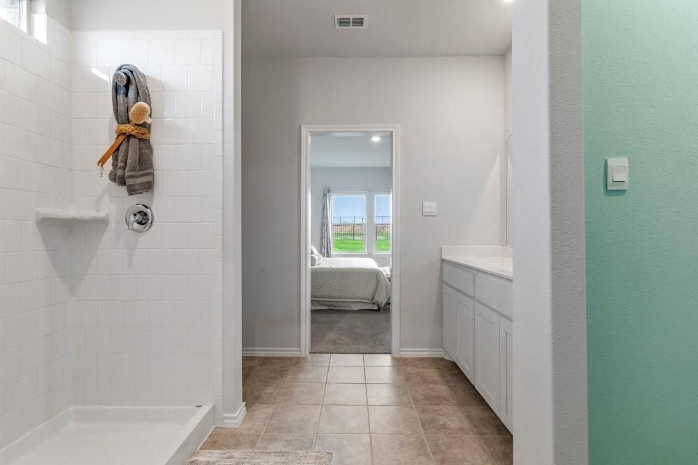 168 Mojave Road Boyd, TX 76023 - Photo 15 of 37 a bathroom with a shower and a sink