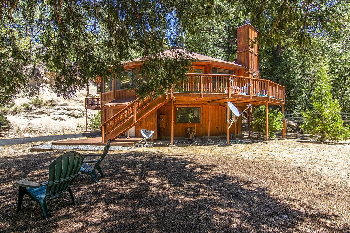 24625 Baldy Road Idyllwild, CA 92549 - Photo 77 of 80 a view of a house with a yard