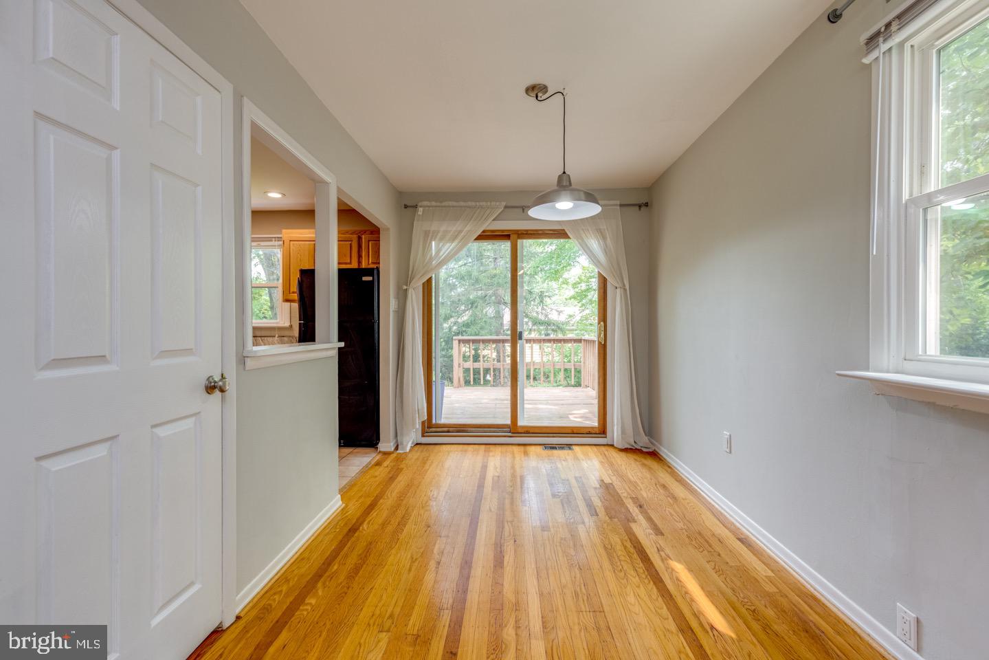 601 Pardee Lane Haddonfield, NJ 08033 - Photo 13 of 37 a view of empty room with wooden floor and fan