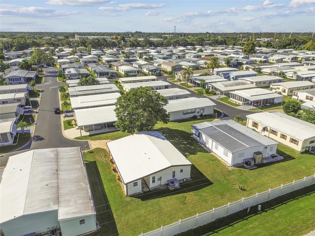 12501 Ulmerton Road, Unit 71 Largo, FL 33774 - Photo 58 of 75 an aerial view of a house with a garden