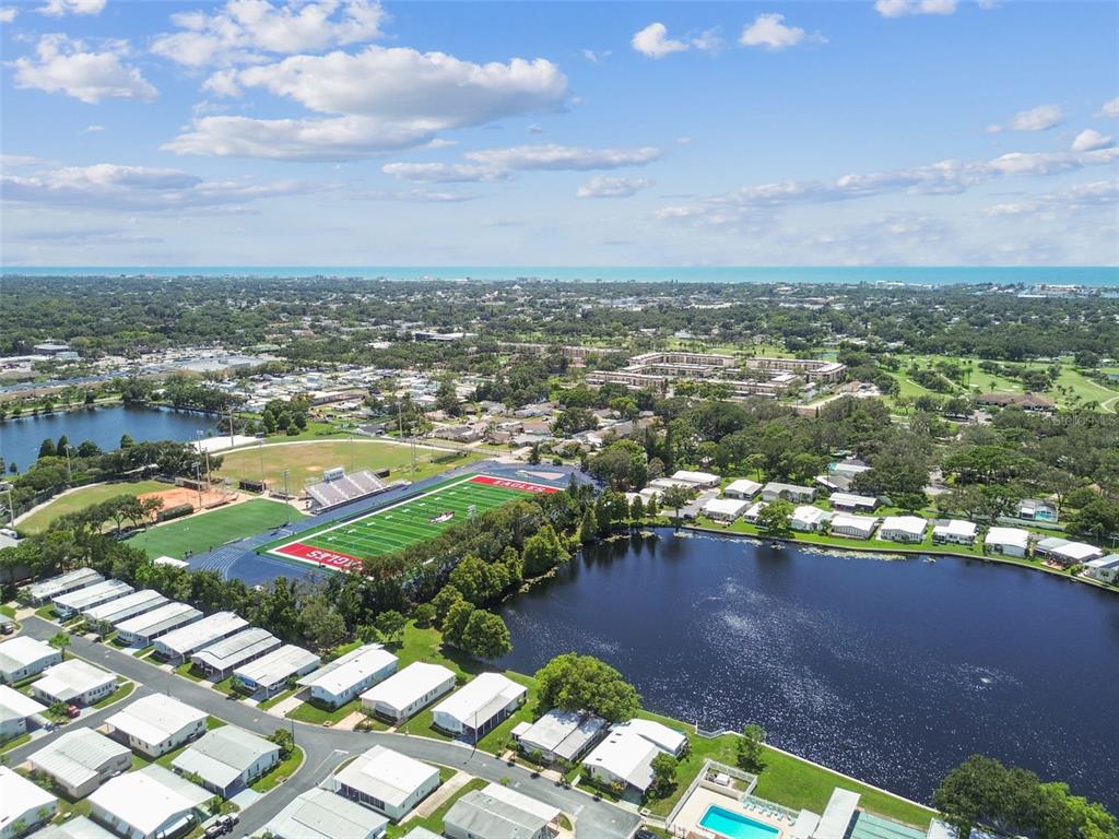 12501 Ulmerton Road, Unit 71 Largo, FL 33774 - Photo 74 of 75 a view of a lake with a city