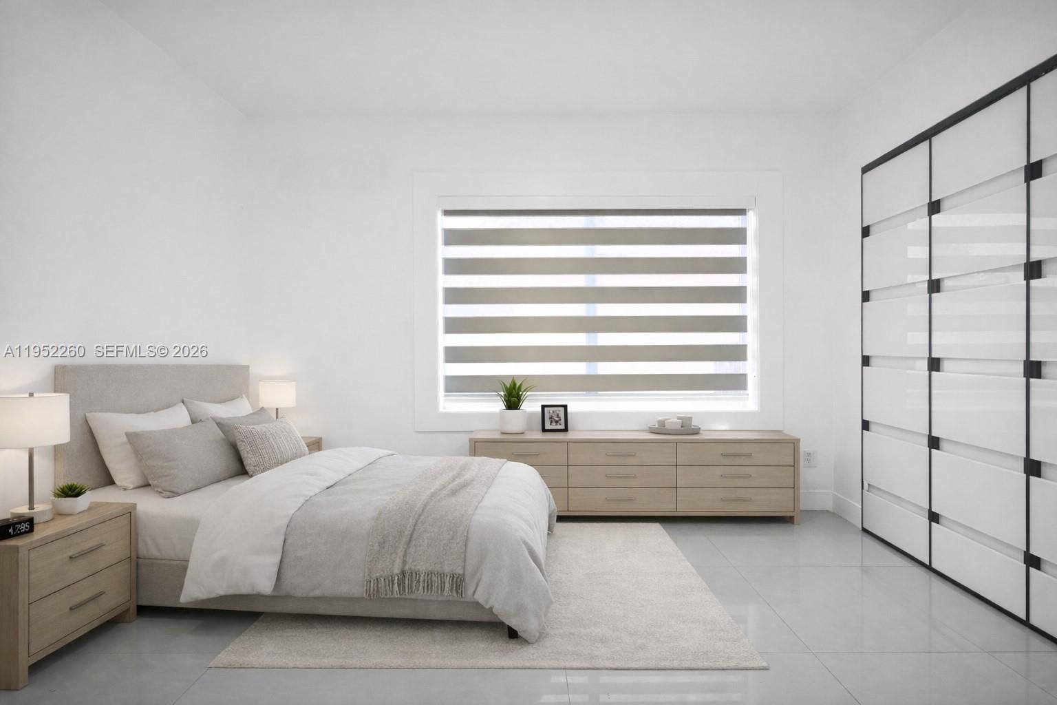 13284 Southwest 39th Street Miami, FL 33175 - Photo 33 of 67 a bedroom with a bed and a window