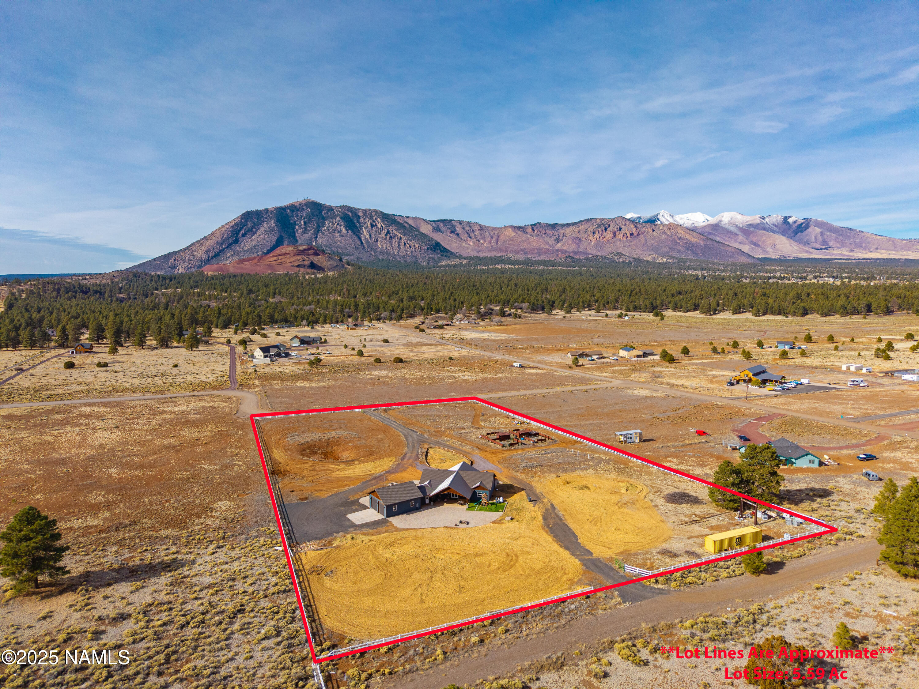 6770 North Rain Valley Road Flagstaff, AZ 86004 - Photo 28 of 28 Aerial view of property