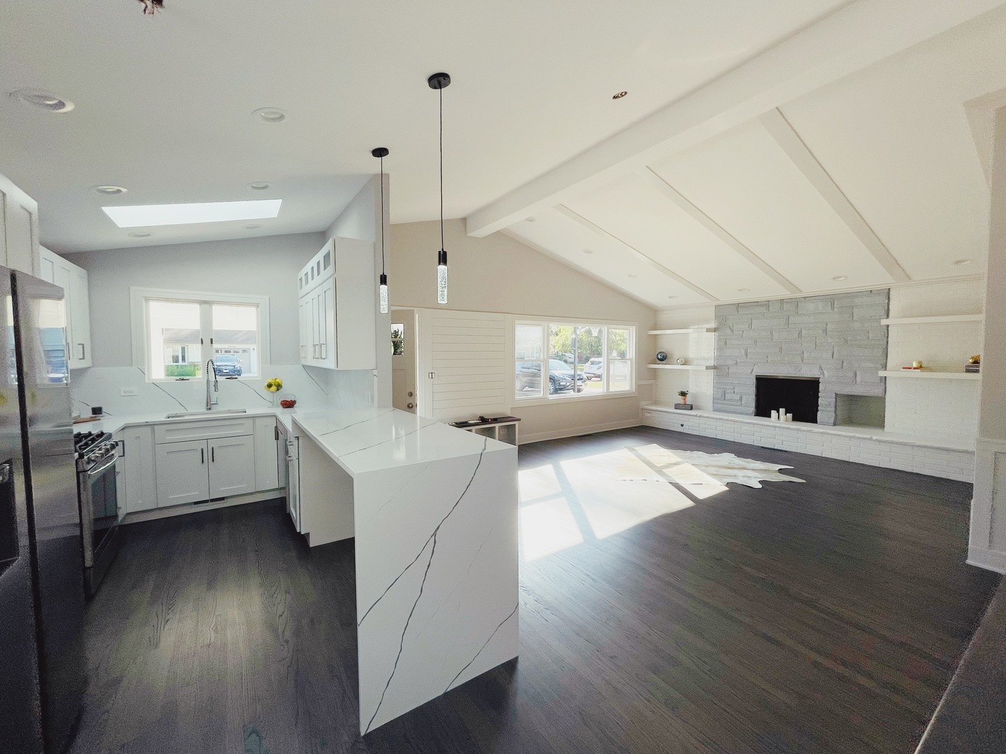 1017 Dell Road Northbrook, IL 60062 - Photo 23 of 52 a view of a kitchen with furniture and wooden floor