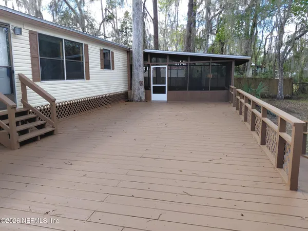 a view of outdoor space and porch