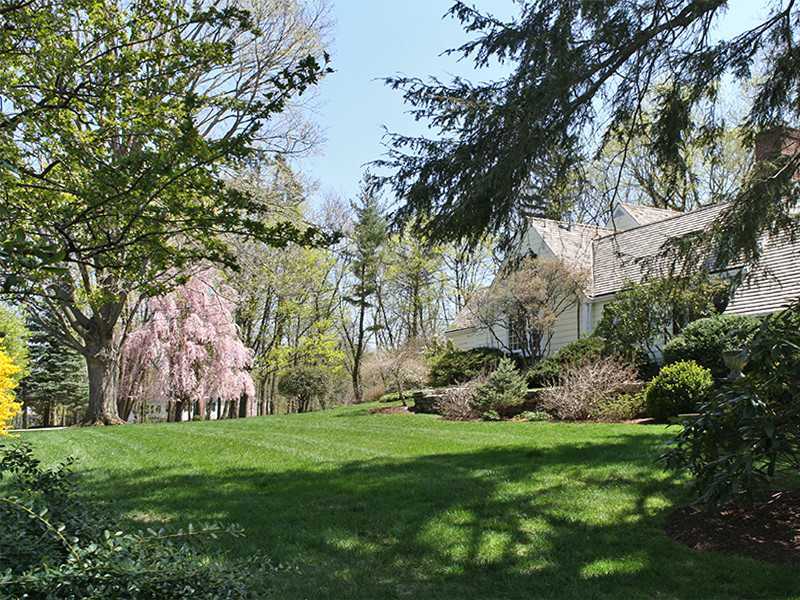 28 Leeward Lane Riverside, CT 06878 - Photo 19 of 23 a garden with lots of trees